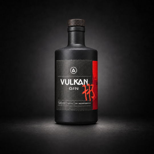 New Western Dry Gin Kirsche 500ml – Handcrafted Small Batch – Vulkan Gin 773