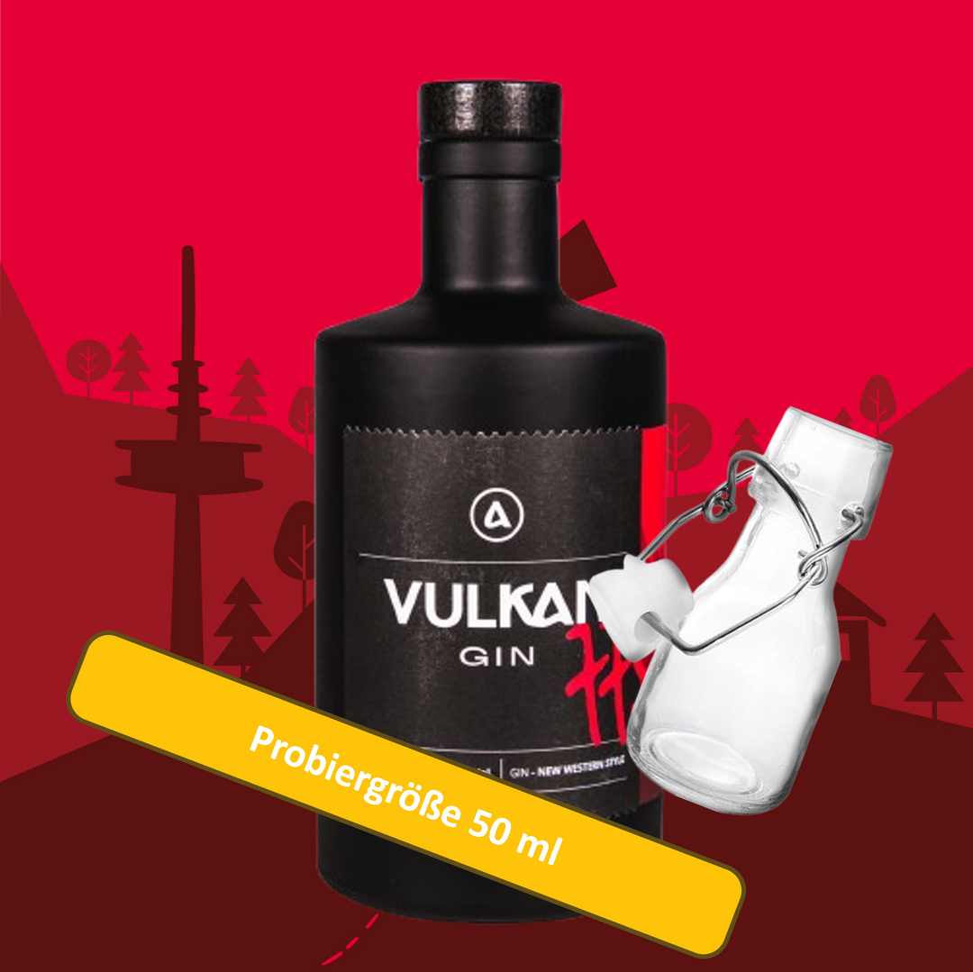 Zum Probieren: Vulkan-Gin 773 – Kirsch New Western Style Gin - 50ml