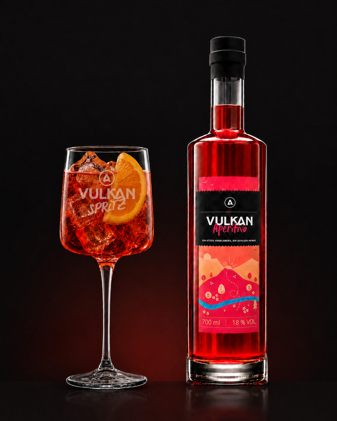 Vulkan-Aperitivo und Vulkan-Spritz